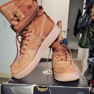 Nike Air Force 1 Boot/Dusty Peach/Womens Size 11/ Mens Size 9.5